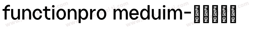 functionpro meduim字体转换